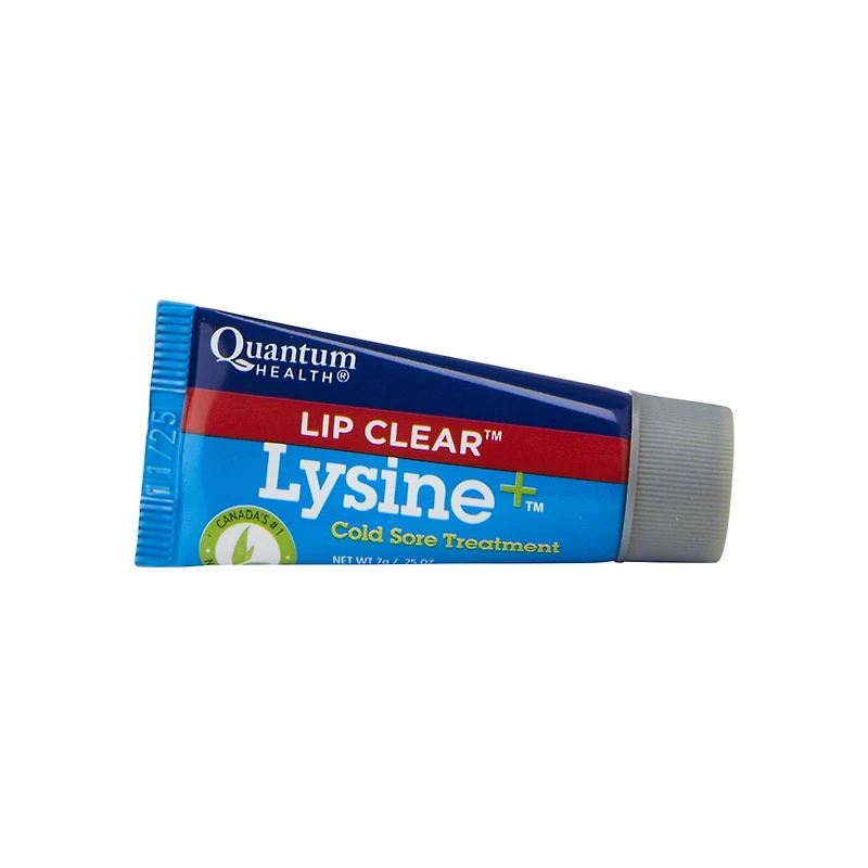Quantum Nutrition Inc Quantum Lip Clear Lysine+ Cold Sore Ointment, Lip Clear® Lysine+®  brings fast relief from the pain, burning and itching while quickly helping clear up your cold sore.