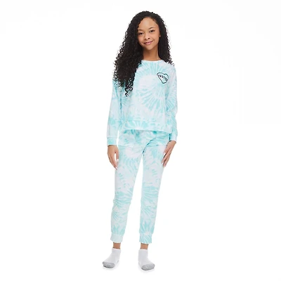 Justice Girls' Cuffed Pajamas 2-Piece Set