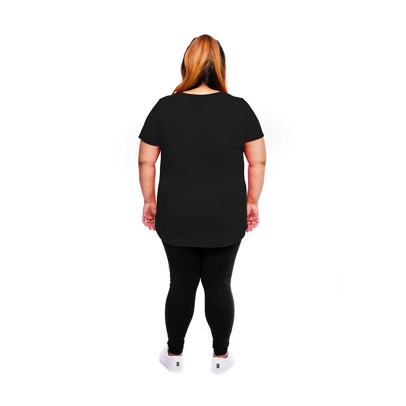 T-shirt à manches courtes avec logo Bratz Plus pour femmes