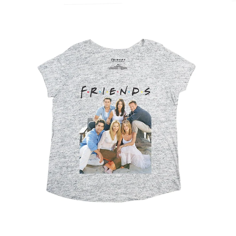 Ladies Plus Friends At The Beach Short Sleeve T-Shirt