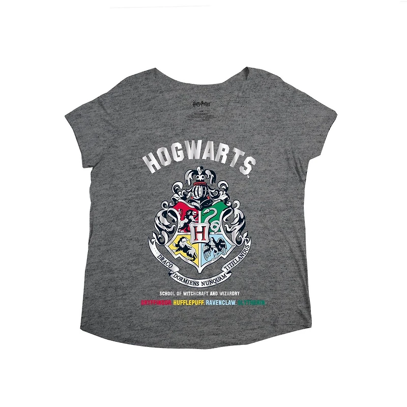T-shirt à manches courtes Harry Potter All The Houses pour femme