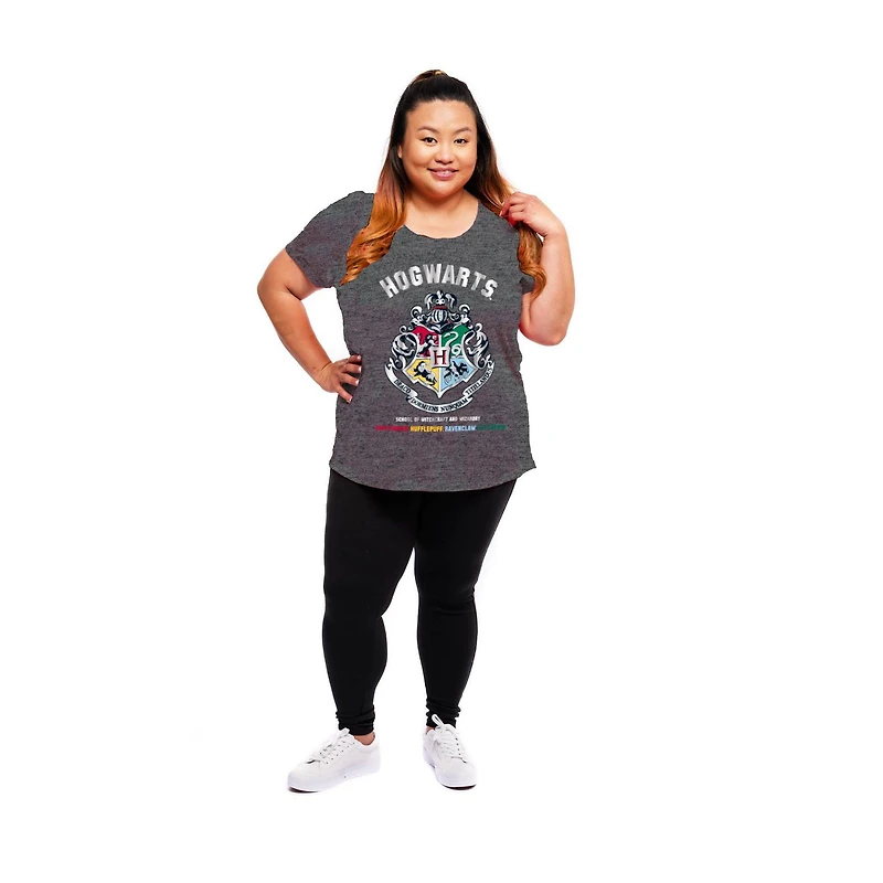 T-shirt à manches courtes Harry Potter All The Houses pour femme