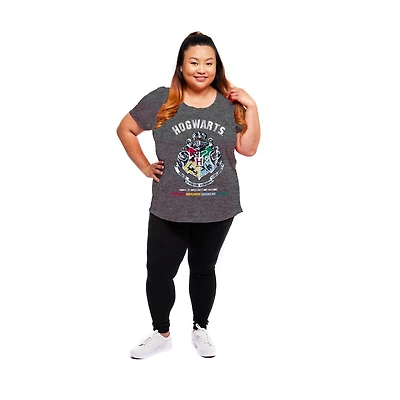 T-shirt à manches courtes Harry Potter All The Houses pour femme