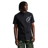 Ecko Men’s Stamp Trans Short Sleeve Woven Shirt