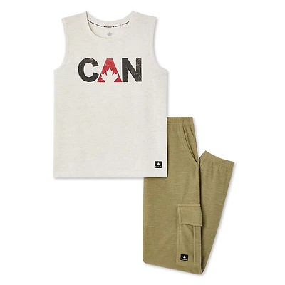 Canadiana Kids' Gender Inclusive Jogger 2-Piece Set