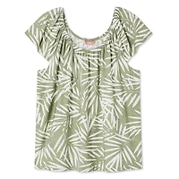 Iyla Plus Women's Eyelet Top