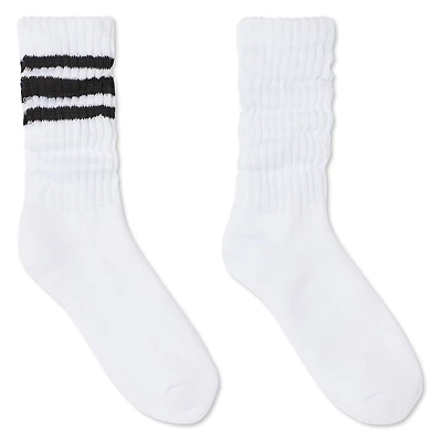 Lot de 2 paires de mi-chaussettes froncées George pour femmes Tailles 4-10