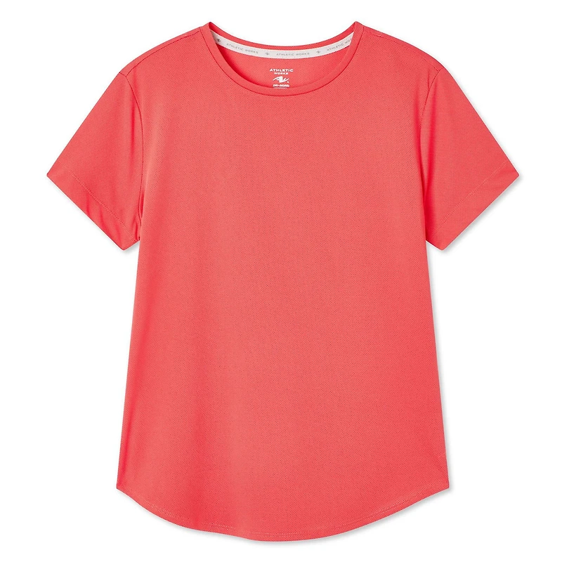 T-shirt à manches courtes Athletic Works pour femmes