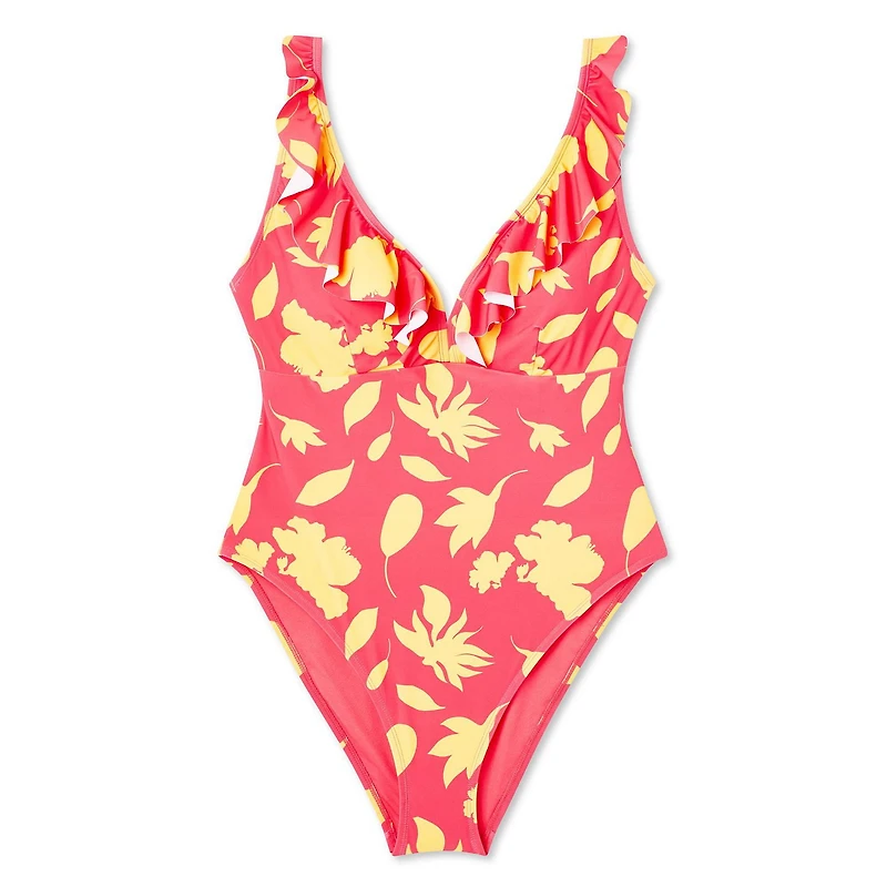 Maillot de bain à volants George Plus pour femmes