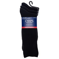 Chaps Mens Casual 3 Pair Crew Socks, Casual 3 Pair Crew Socks - Size 6-12