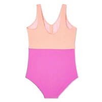 Justice Girls' Colour Block Swimsuit