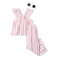 George Toddler Girls' Three Piece Pant Set