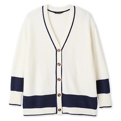 Lane Bryant Women's Plus Colour Block Cardigan