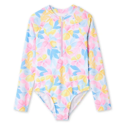George Girls' Long-Sleeve One Piece Rashguard
