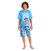 Sonic The Hedgehog Boys' Two Piece Short Pajama Set