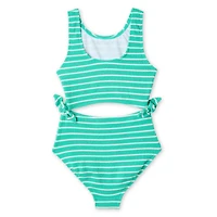 George Girls' Cut-Out One Piece Swimsuit