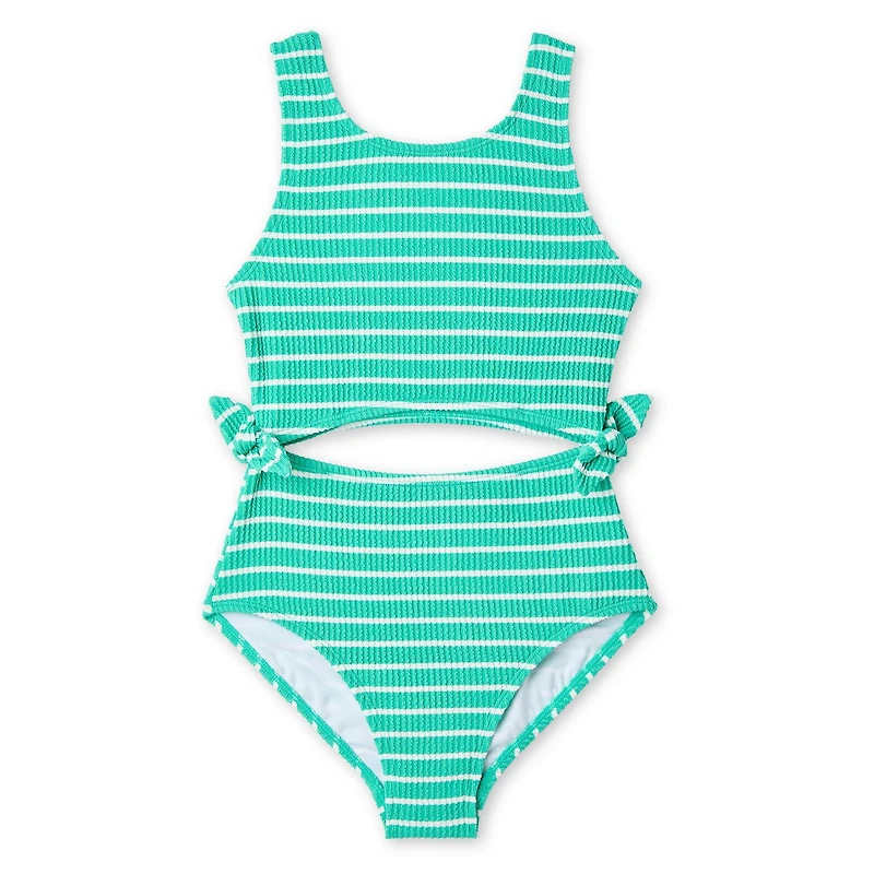 George Girls' Cut-Out One Piece Swimsuit