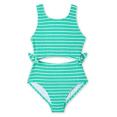 George Girls' Cut-Out One Piece Swimsuit