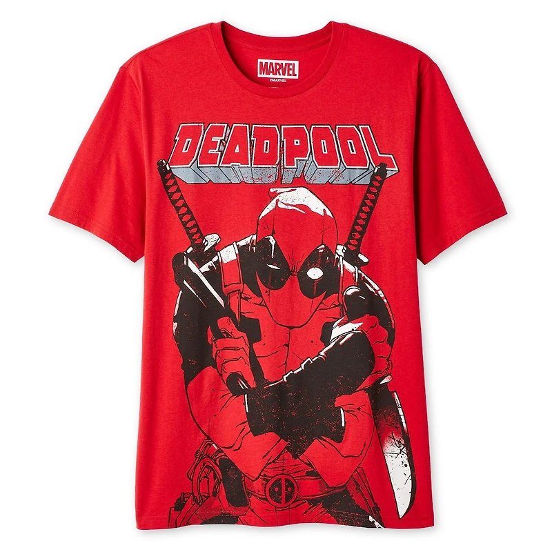 T-shirt Deadpool Marvel pour hommes