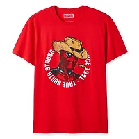 T-shirt de la fête du Canada Deadpool Marvel pour hommes