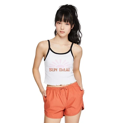 Camisole écourtée avec imprimé graphique My Sister’s Closet pour filles