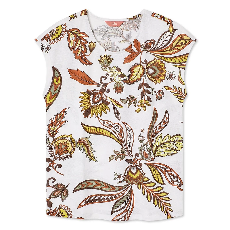 Iyla Women's Linen Tee