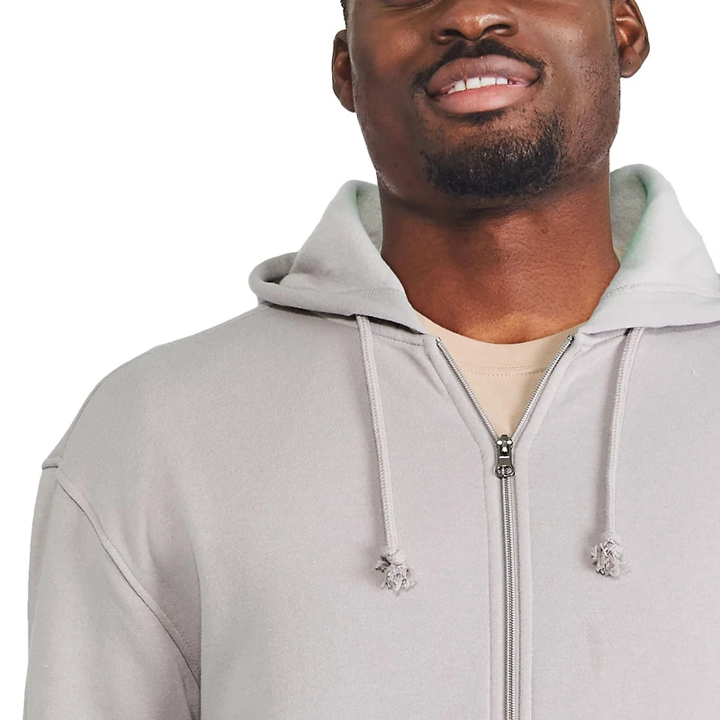 Chandail à capuchon zippé sur la longueur George pour hommes