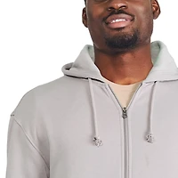 Chandail à capuchon zippé sur la longueur George pour hommes