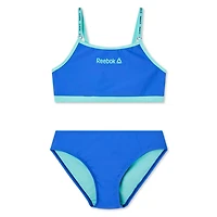 Reebok Girls' Cut Out Tie Back Monokini