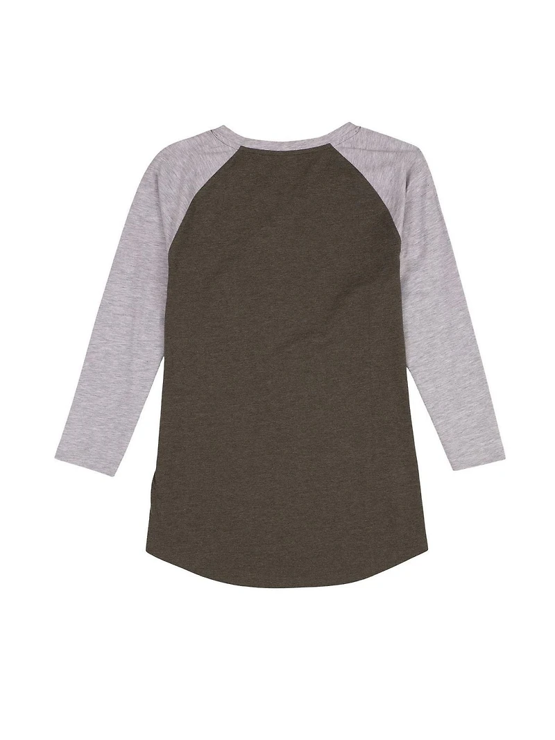 Jordache Women's Baseball Tee