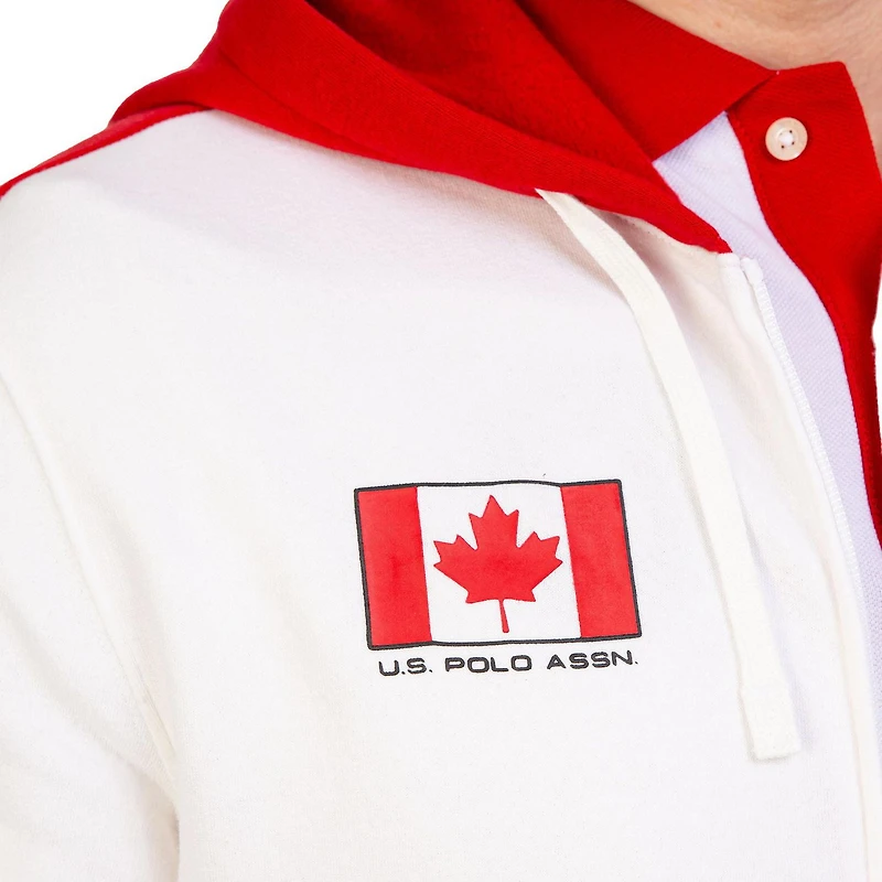 U.S. Polo Assn Homme Canada Polaire Hoodie
