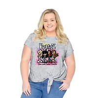 Haut à nouer sur le devant Bratz Airbrush Group pour femmes