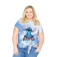 Haut à nouer sur le devant Disney Stitch Just Chilling pour femmes Plus