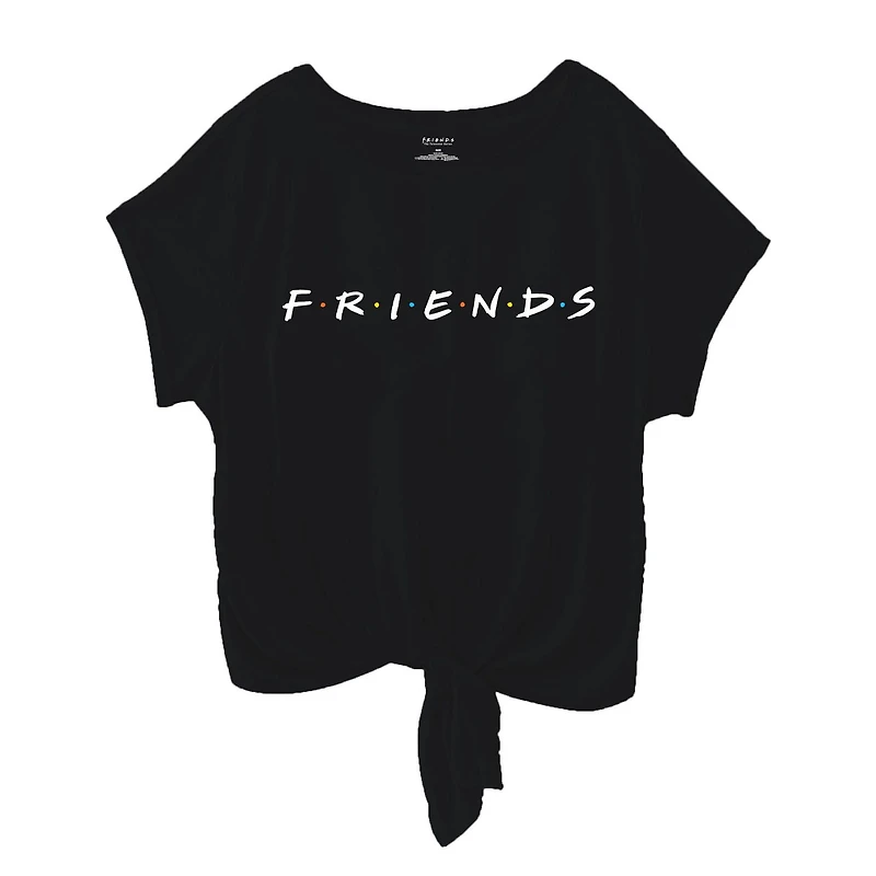 Ladies Plus Friends Front Tie Top