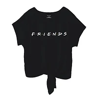 Ladies Plus Friends Front Tie Top