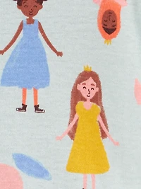 Child of Mine made by Carter's Toddler Girls 2-Pack 1 Piece Pajama - Princess/Floral