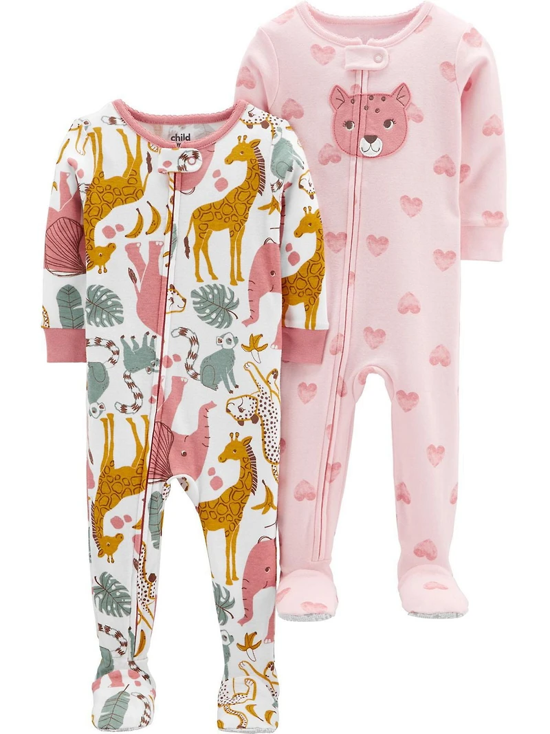 Emballage de 2 couverture en molleton de Child of Mine made by Carter's -Chaton/Animals