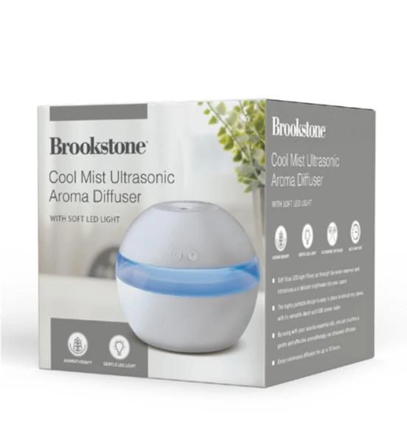 Diffuseur d'arômes à ultrasons Brookstone Mist
