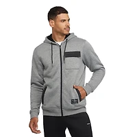 Marc Ecko Men’s Quilted Zip Up Hoodie