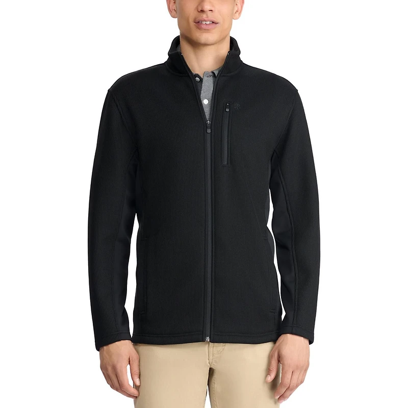 IZOD SHAKER FLC FULL ZIP JACKET