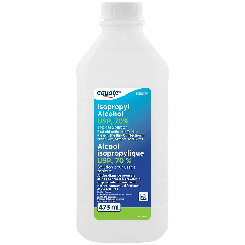 Equate Isopropyl Alcohol Usp 70%, 473 ml