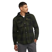 Veste à capuche en tissu écossais pour hommes de Matix
