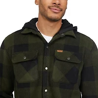 Veste à capuche en tissu écossais pour hommes de Matix