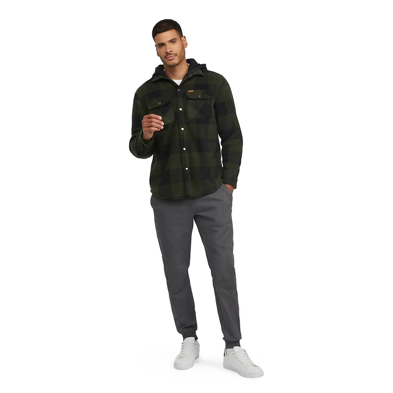 Veste à capuche en tissu écossais pour hommes de Matix