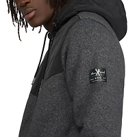 Marc Ecko Men’s Quilted Zip Up Hoodie