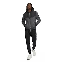 Marc Ecko Men’s Quilted Zip Up Hoodie