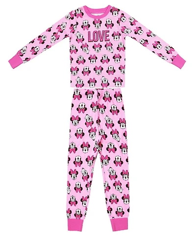 Disney Minnie Mouse Two Piece Pyjama Set for Girls