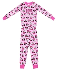Disney Minnie Mouse Two Piece Pyjama Set for Girls