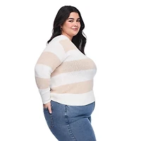 Chandail à encolure ronde Lane Bryant Plus pour femmes
