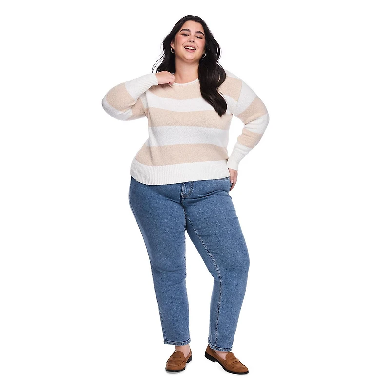 Chandail à encolure ronde Lane Bryant Plus pour femmes